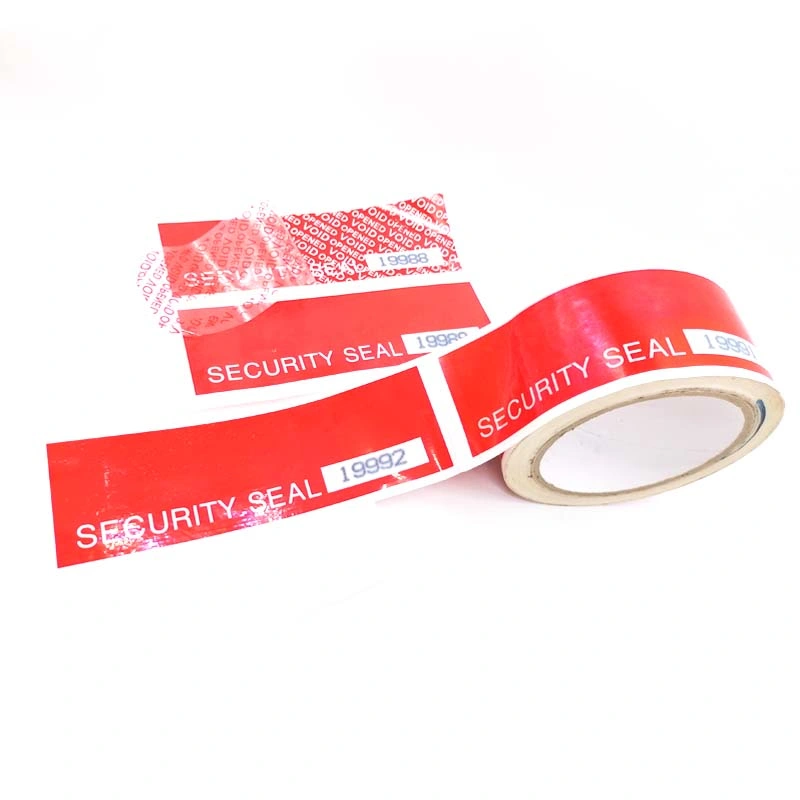 Tamper Evident Packing Logo Tape Void Open Self Adhesive Security Void Tape