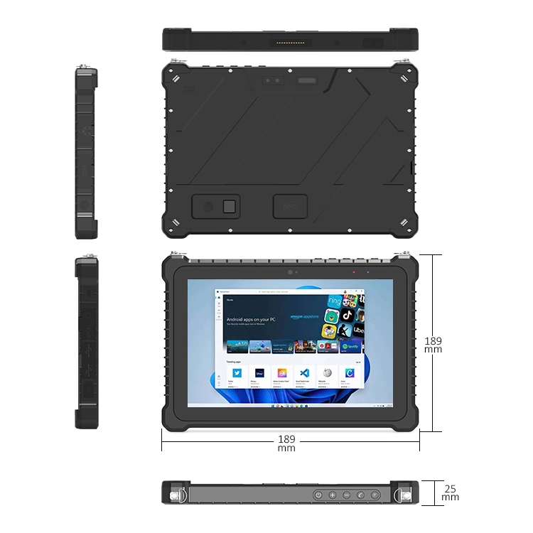 Best Rugged Tablet Android Tablet Web Camera Fingerprint Built-in Microphone Rugged Tablet PC