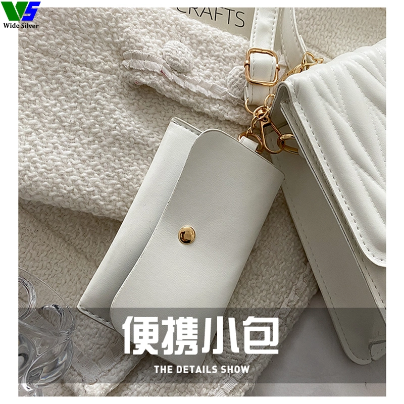 Wide Silver New Design Strap Messenger Sac a Main Femme Tendance 2023