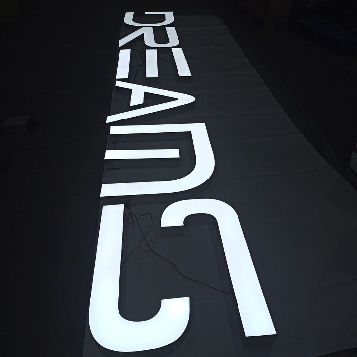 Custom Outdoor Face Lit 3D LED Luminous Letter Signage