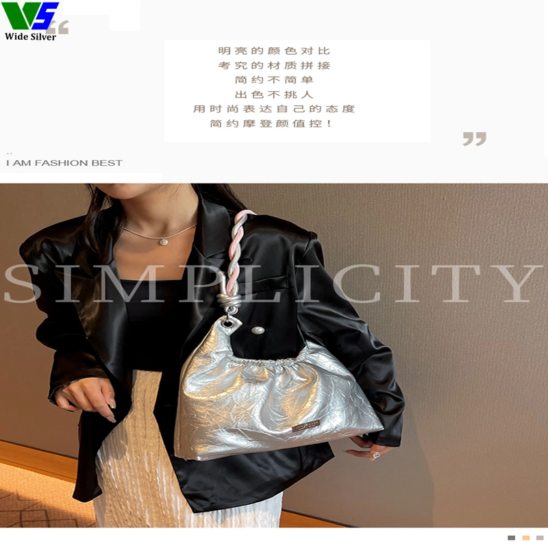 Wide Silver Clearance Sac a Main Femm a Bas Prix Tendance 2023