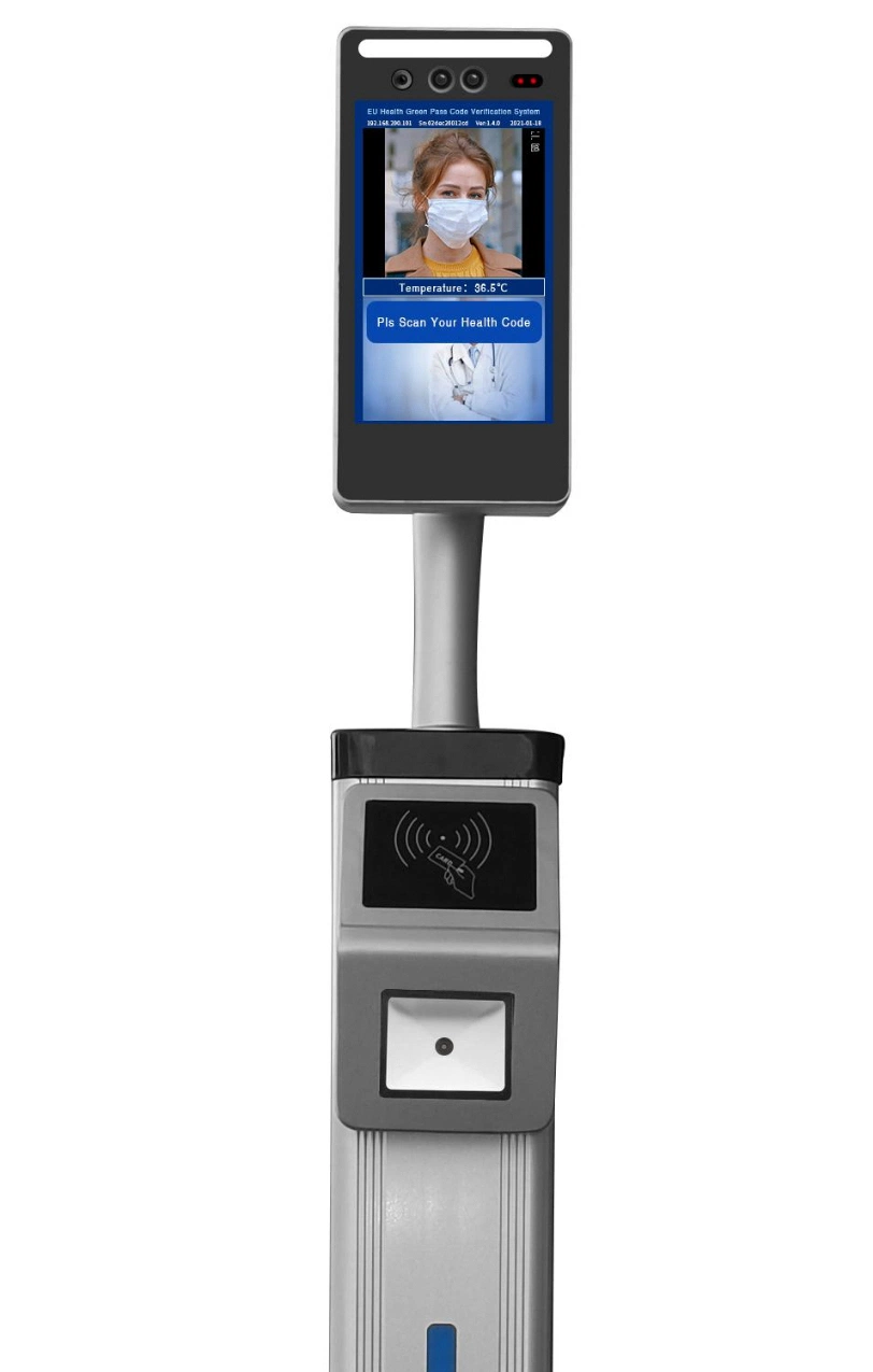 Face Recognition Access Control Terminal Camera, EU Health Green Pass Code Verification System