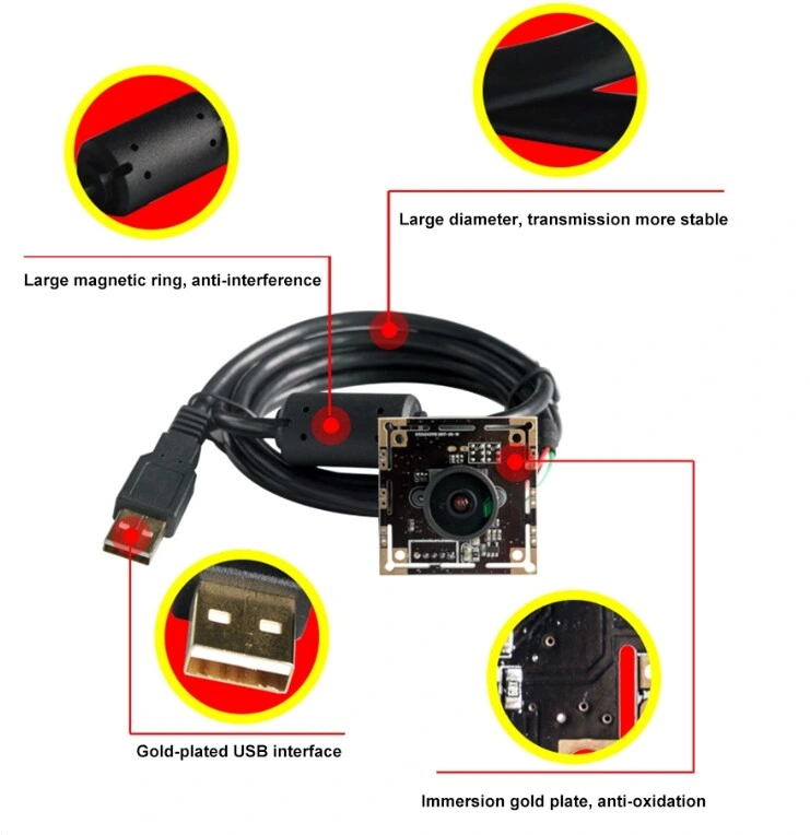 2MP WDR Wide Dynamic Face Recognition USB Camera Module Applied for Android Smart Terminal Access Control