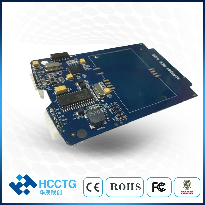 Contactless 13.56MHz ISO14443 RS232 Serial Interface NFC RFID Smart Card Reader Module with Sam Slot (ACM1281S-C7)