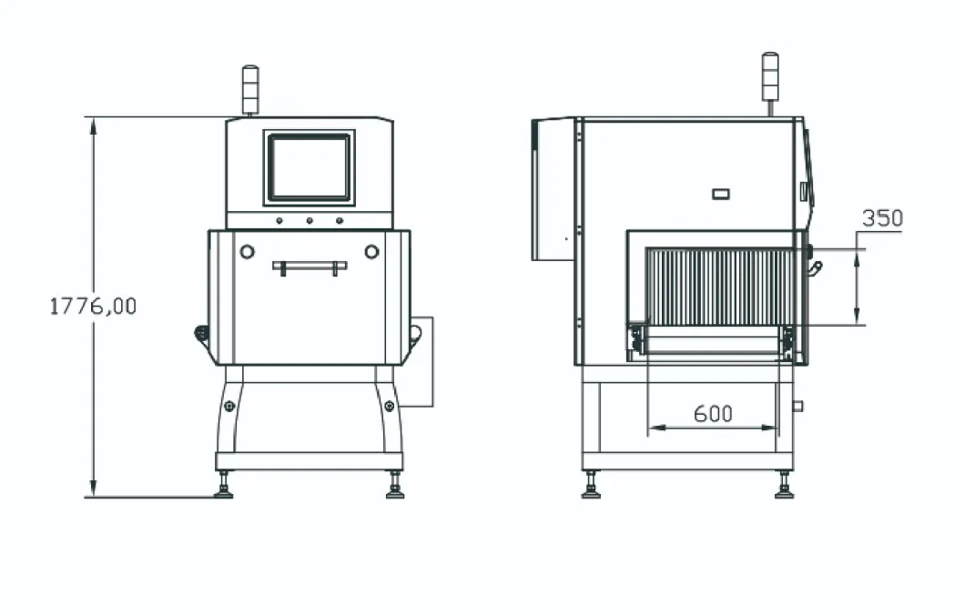 X-ray Inspection Machine for Food Factory Metal Detector for Food Industry