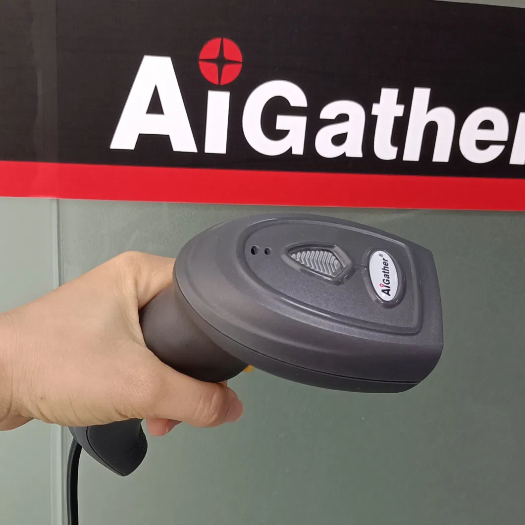 Aigather High Quality Factory Laser Barcode Scanner RS232 Handheld RFID Reader