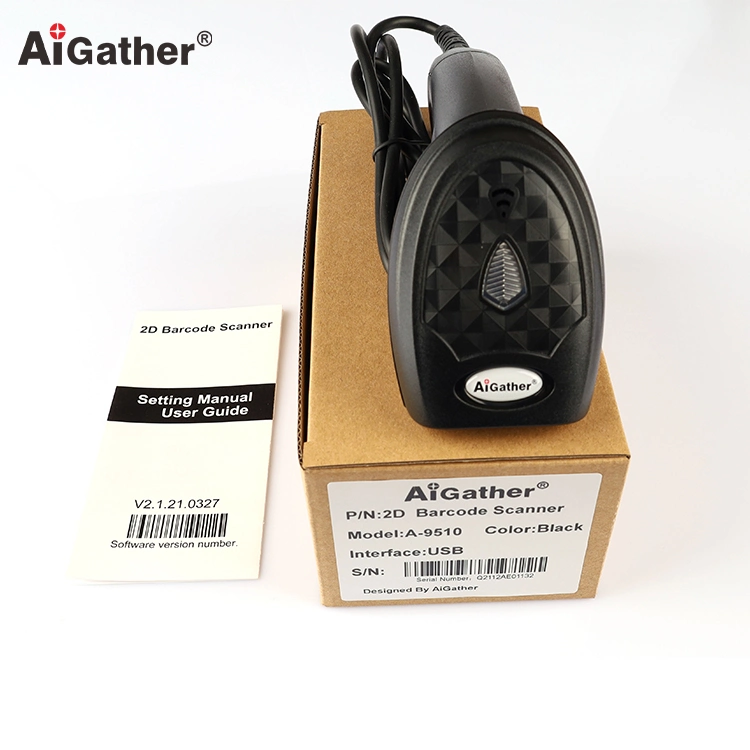 Aigather High Quality Factory Laser Barcode Scanner RS232 Handheld RFID Reader