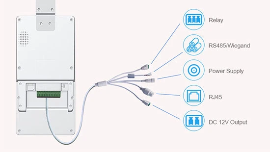 Green Pass 8inch Temperature Checking Device Which Can Scan EU Digital Certificate