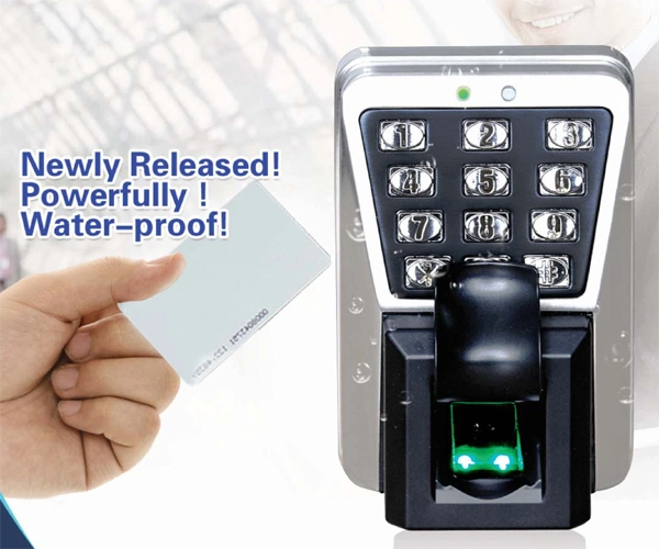 Waterproof MIFARE Card Reader and Fingerprint Access Control Device (MA500/MF)