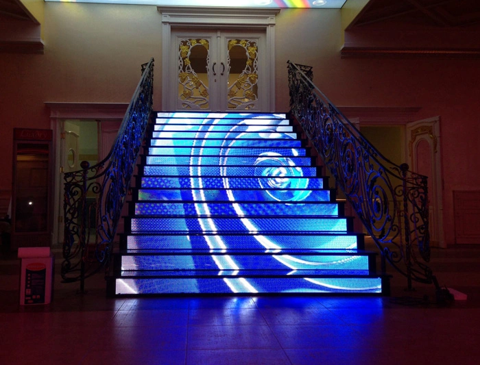 Indoor LED Video Wall Good Heat Release, Conference Room P5 Full Color Stair LED Screen