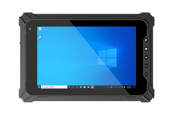 Shenzhen OEM 8 Inch Industrial Rugged Tabletwaterproof Windows Tablet with Fingerprint NFC Removable Battery Tablet Computer Q802