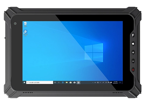 Shenzhen OEM 8 Inch Industrial Rugged Tabletwaterproof Windows Tablet with Fingerprint NFC Removable Battery Tablet Computer Q802