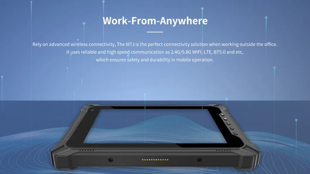 Anti-Drop Anti-Dust Waterproof NFC Fingerprint Recognition Industrial Tablet