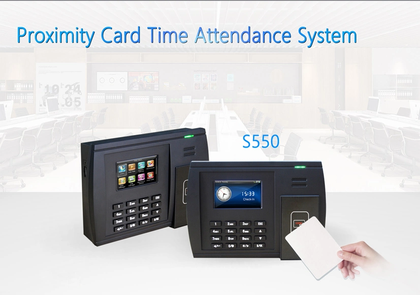 RFID Card 125kHz Card Punching Time Attendance Machine