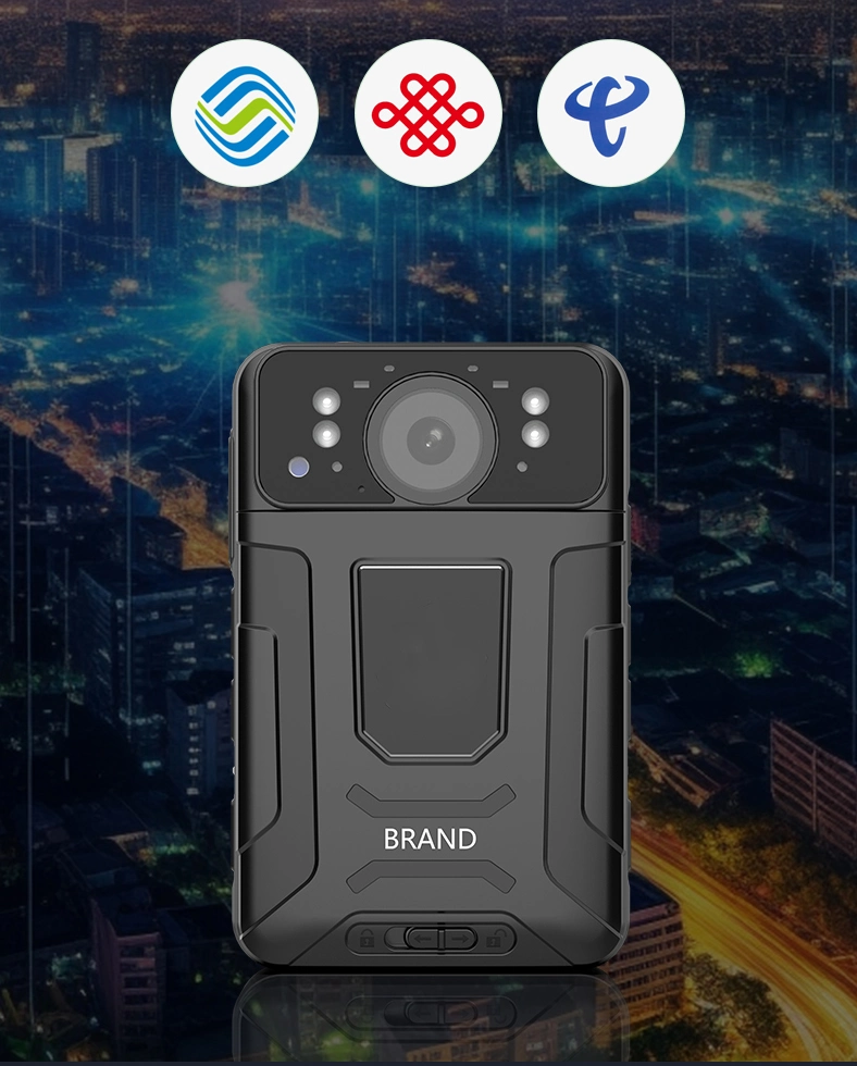 1080P 4G Live Streaming GPS Positioning Face Recognition Law Enforcement Body Worn Camera