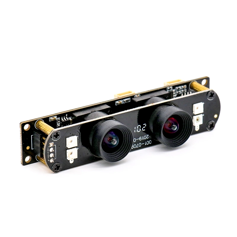 Dual 2 Megapixel WDR Camera Module on Horizontal Rrientation Dual Lens Camera Module