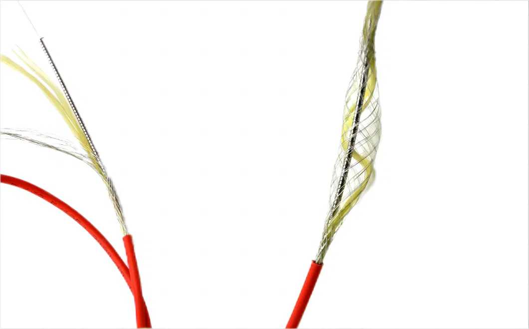 Red LSZH Jacket High Temperature Measurement Sensing Optic Fiber Cable