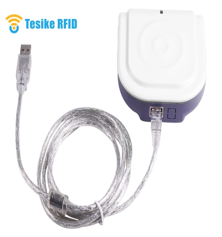 Desktop Read Write Hf 13.56MHz RFID Reader RS232