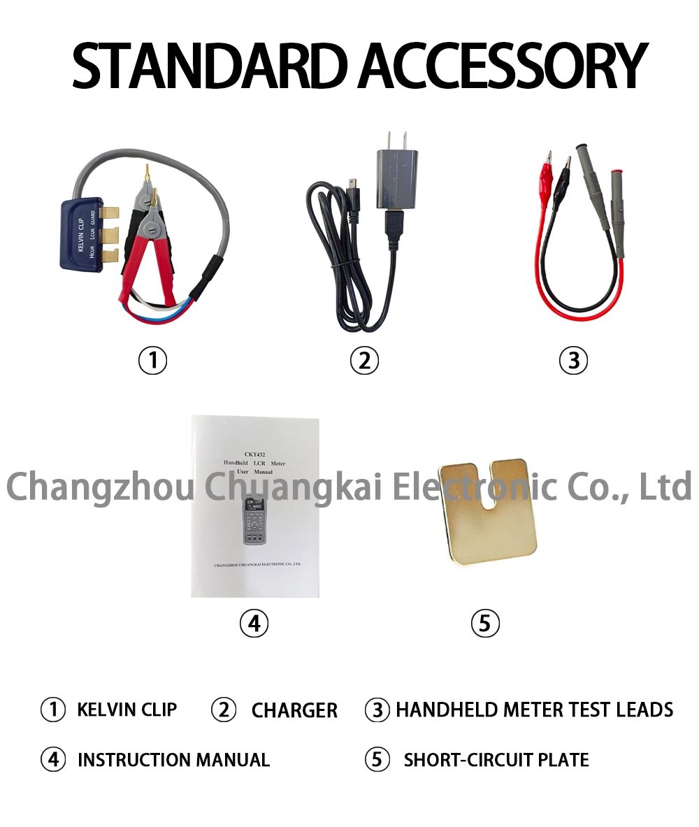 Ckt431 Handheld Lcr Meter Rlc Bridge Component Measuring Instrument