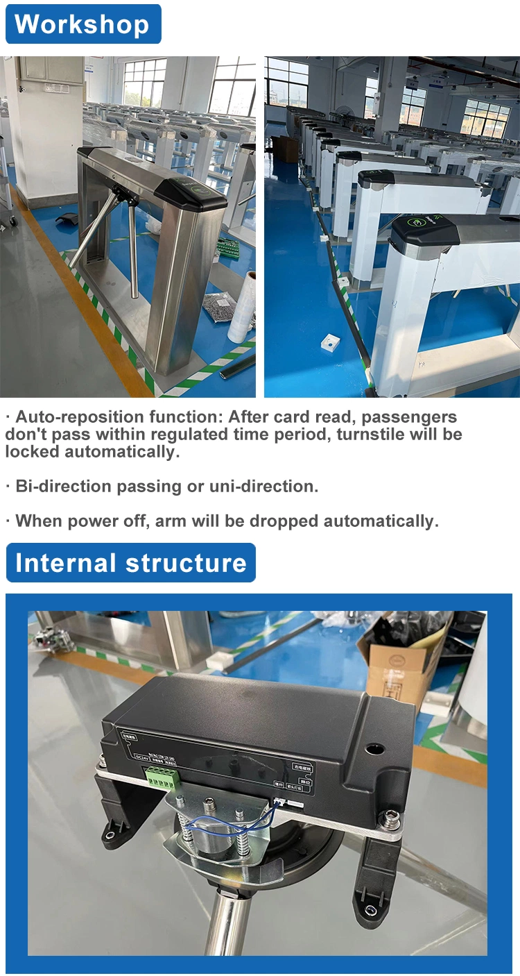 Intelligent Access Control Electronic Gate Facial Recognition Access Control Electronic Tripod Turnstile