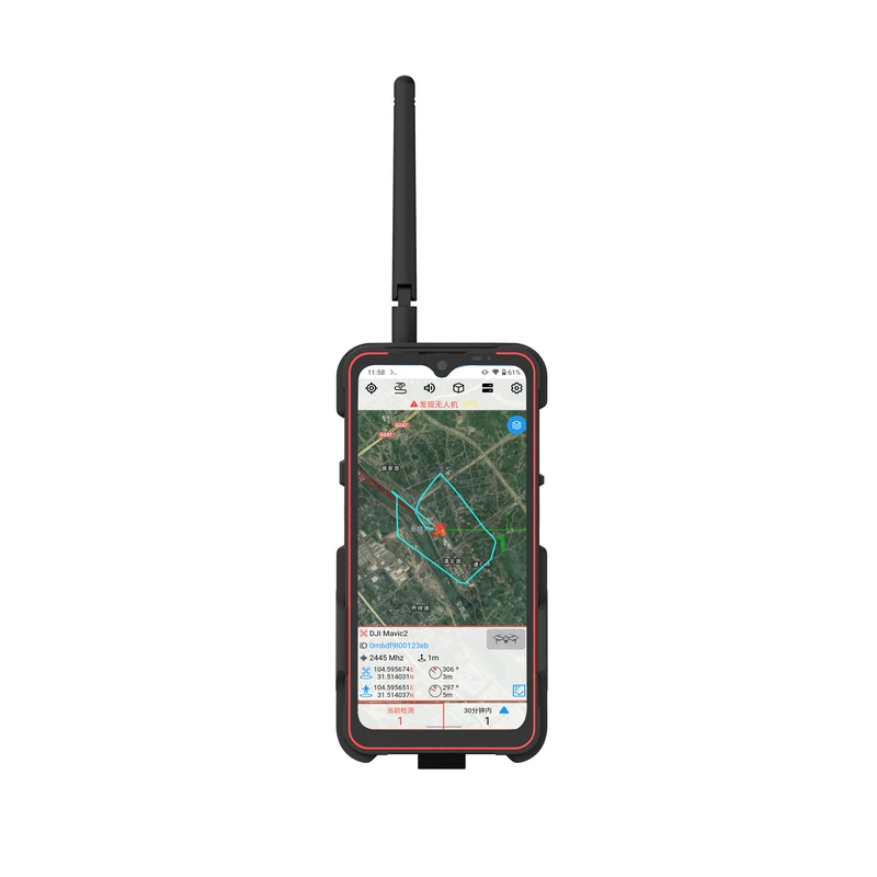 Handheld 1.5km Detection Range Anti-Drone Devices Uav Identification Direction Finding and Precise Tracking Trajectory of Uas