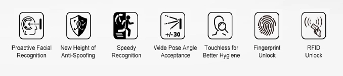 Android Facial Recognition Terminal with Dual-Camera for Real-Time Face Detection (Speedface-V5)