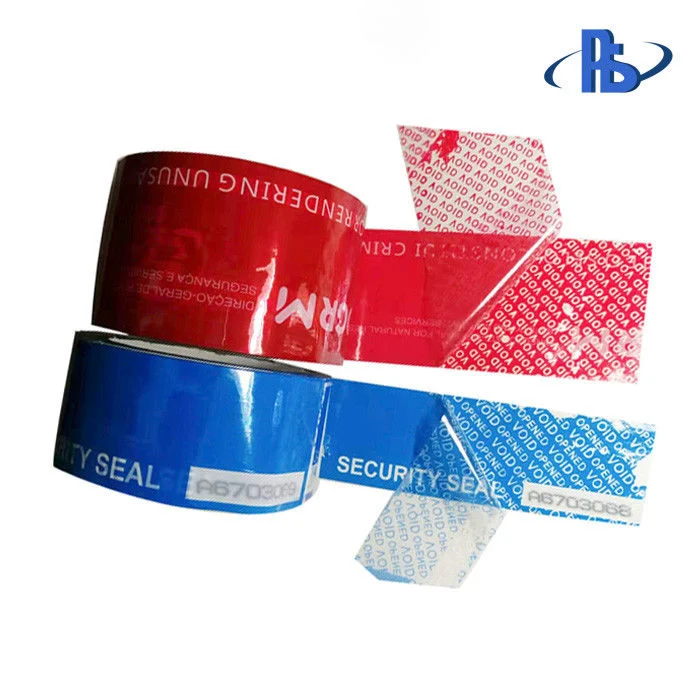 Tamper Evident Packing Logo Tape Void Open Self Adhesive Security Void Tape