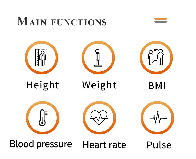 Face Recognition Height Weight Scale and Bp Machine for Hospital and Pharmacy