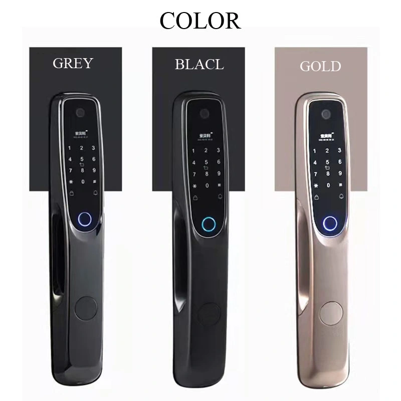 3.5&quot; Screen Visible Scramble Pin Fingerprint Password Smart Lock