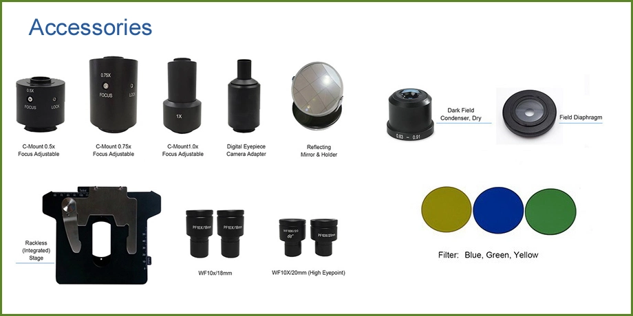 Coaxial Illumination Optical Lab Camera Microscope for Comparison Forensic