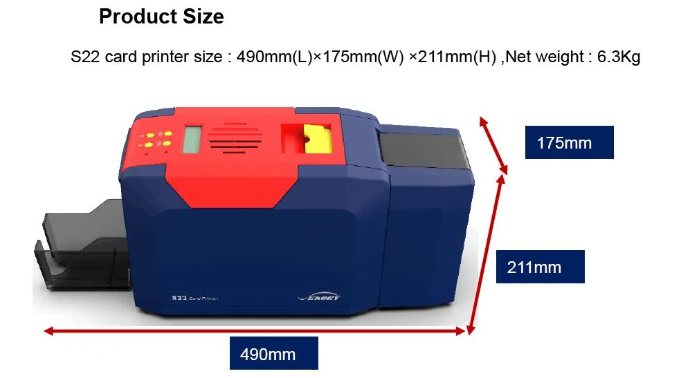 Contactless RFID Encoding Smart PVC Card Printing Machine