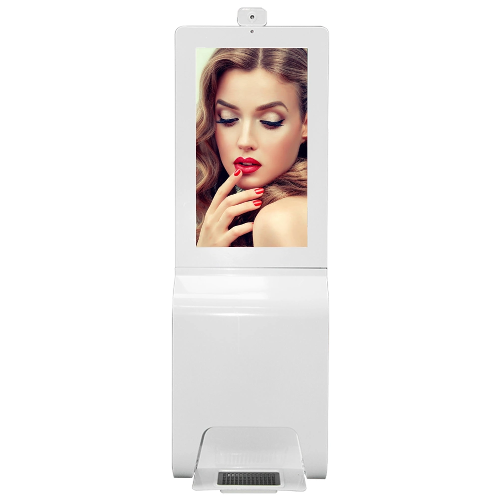 Face Recognition Machine with 21.5inch Ad Player and Temperature Measurement Terminal