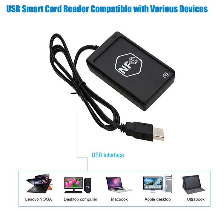 USB Android 13.56MHz RFID NFC Card Reader /Writer for E-Banking ACR1251