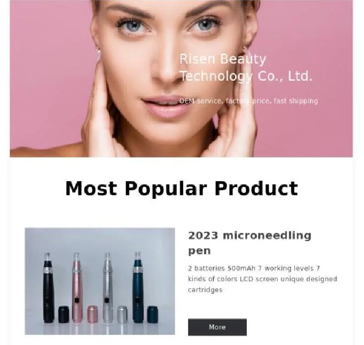 Unique Needle Cartridge Create Own Brand Derma Microneedling Skin Care Pen