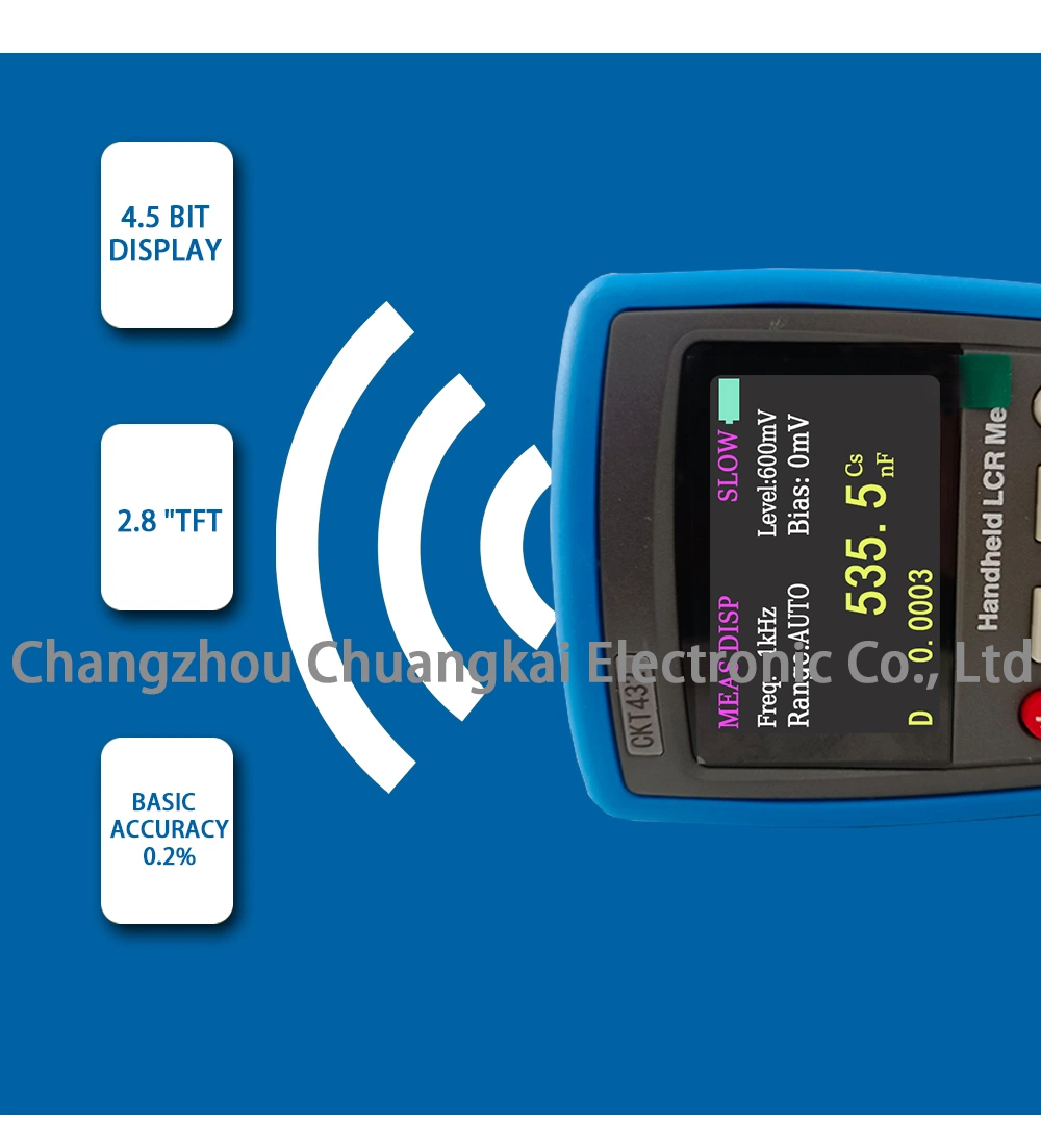 Ckt431 Handheld Lcr Meter Rlc Bridge Component Measuring Instrument