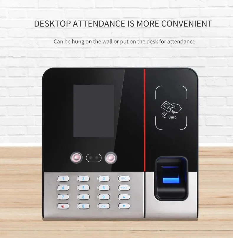 Face Recognition Biometric Fingerprint Attendance Machine Access Control System