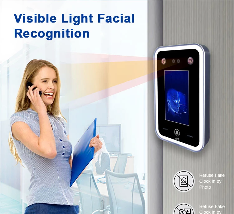 Biometric Dynamic Facial System Time Attendance Recording Terminal