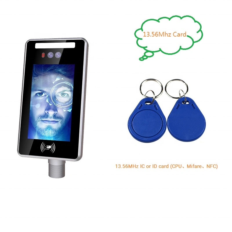 School Waterproof Biometric Time Attendance Facial Recognition Access Control Device