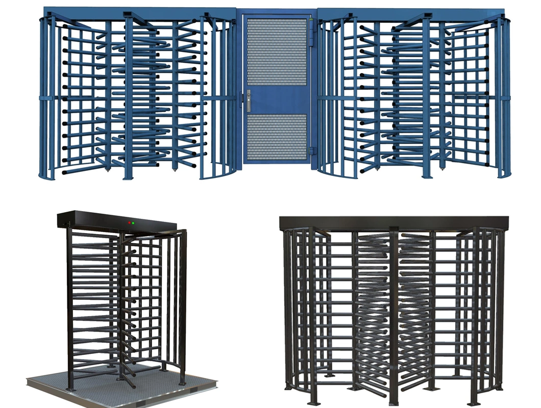 Outdoor Automatic Full Height Turnstile with Biometric Identification / Time Work Attendance