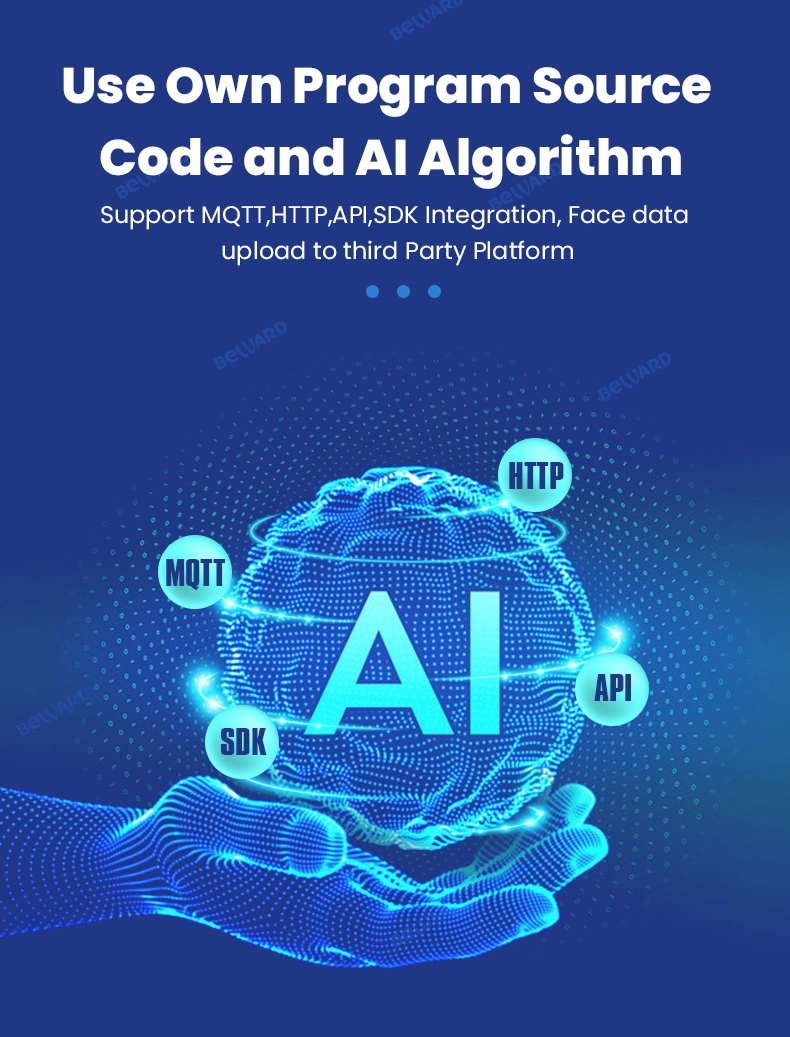 Biometric Face Detection IP Ai Face Recognition Camera Sdk API Device