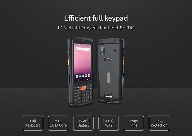 4 to 6 Inch Android or Win10 PDA Handheld Terminal Mobile Computer with Fingerprint Scanner UHF RFID NFC PDA