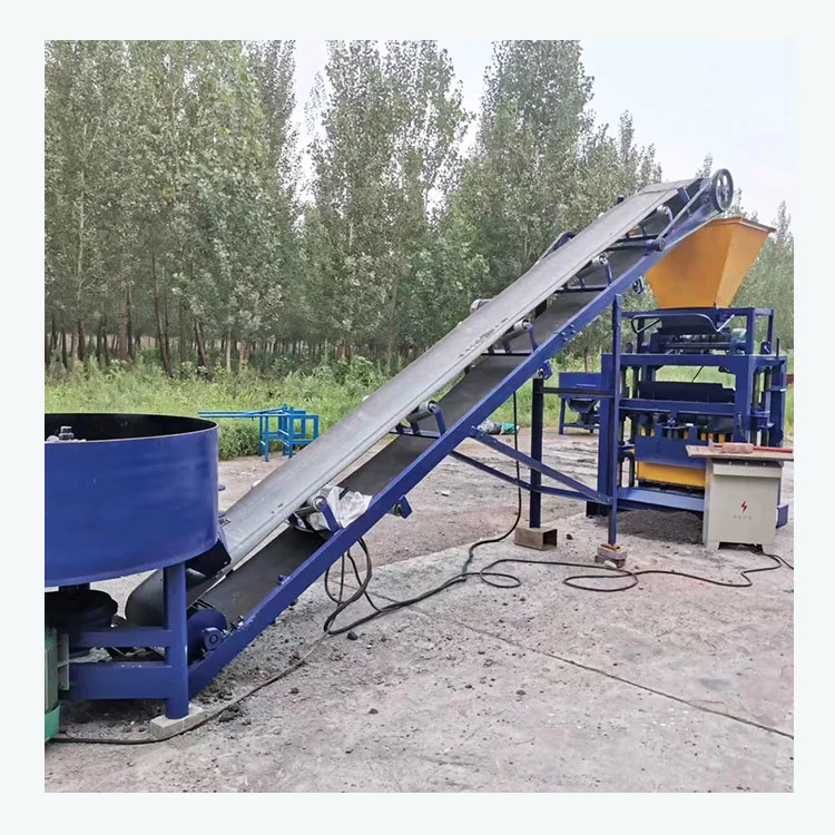 Qtj4-35 Cement Concrete Kerbs Solid Hollow Block Brick Making Machinery