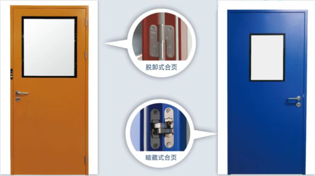 Marya Pharmaceutical Metal Sliding Door Cleanroom Door for High Cleanliness Cleanroom