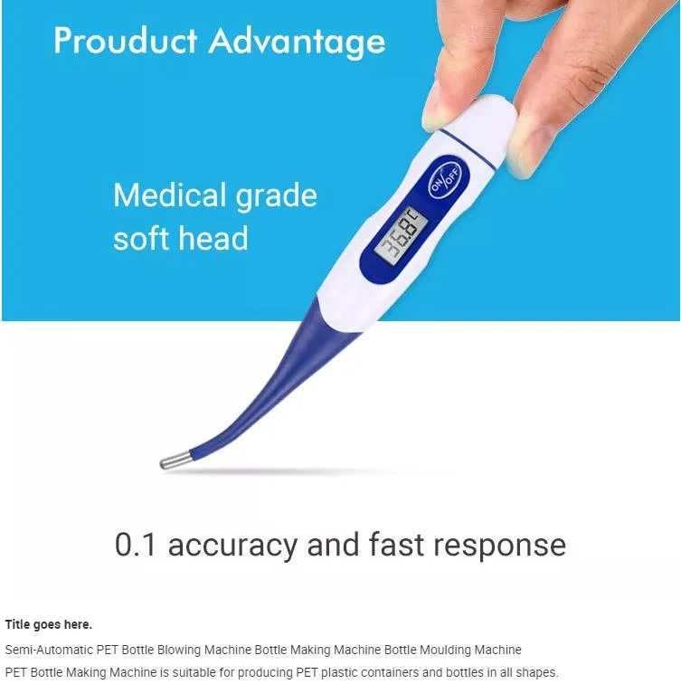 Medical Fever Temperature Measurement Flexible and Accurate Baby Digital Thermometer