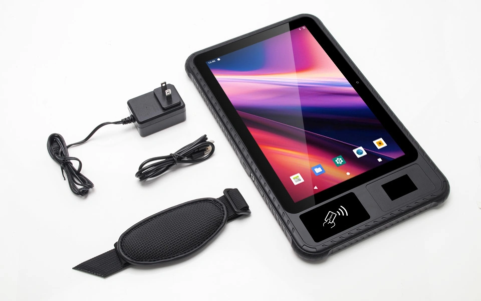 Utab R1022 Biometric Fingerprint Android IP65 Rugged Tablet with Front NFC Reader