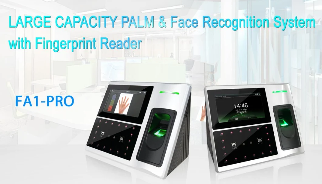 (FA1-P+4G) Face Recognition Access Control and Palm Reader Time Attendance