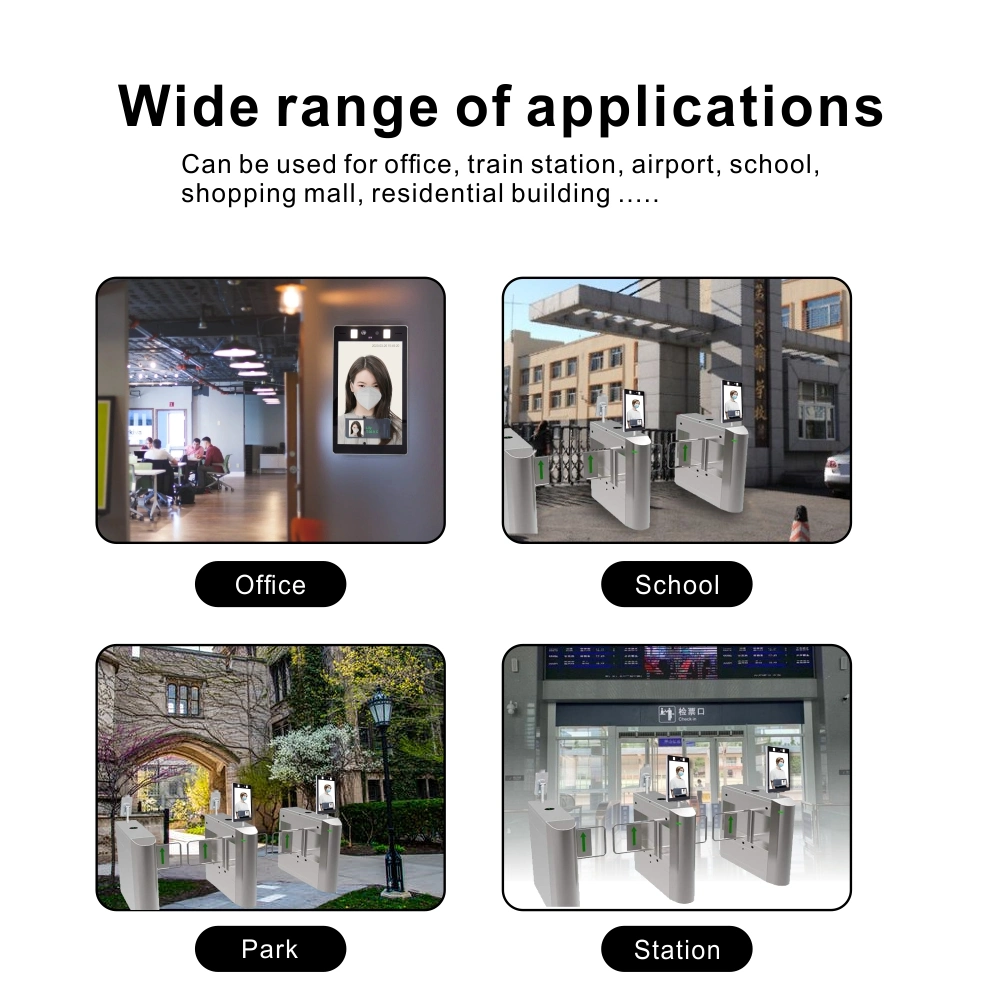 Human Body Temperature Measurement &amp; Face Recognition Access Control IP Camera