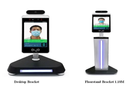 Auto Scanner Temperature Scanner Kiosk with Facial Recognition for Community Access Control