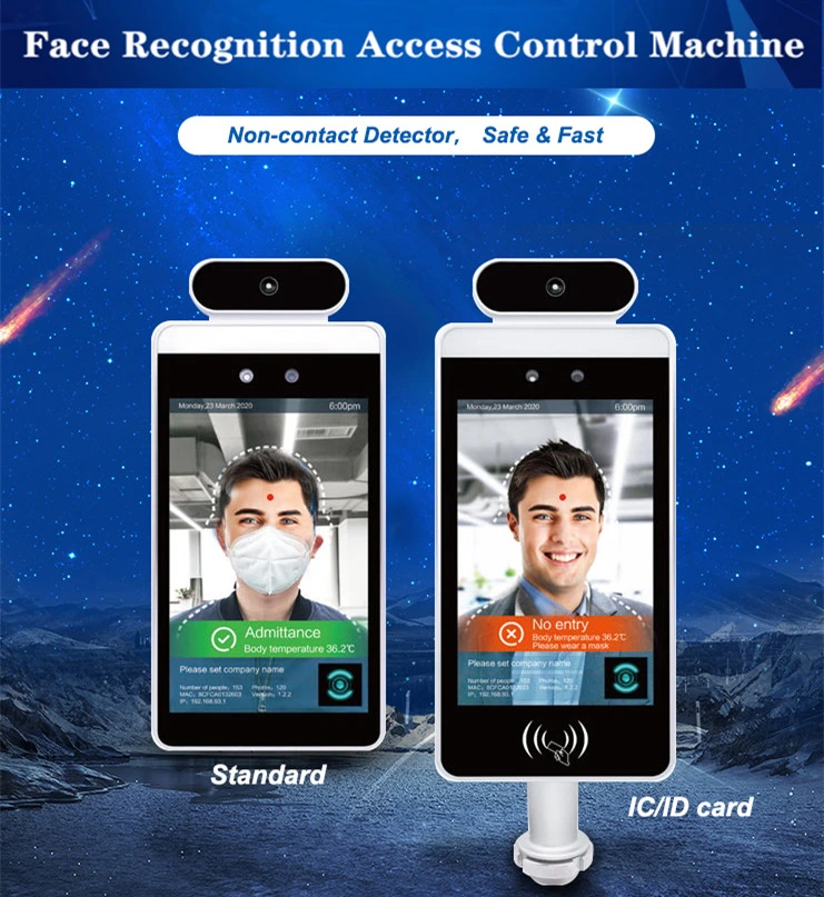 Android 7.1 Biometric Device Face Recognition Lock Door Access Control System IP Camera Facial Recognition