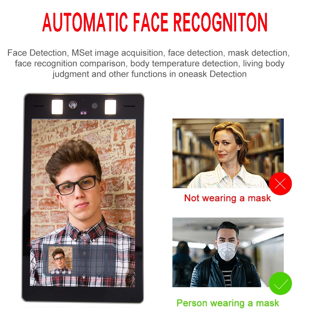 Human Body Temperature Measurement &amp; Face Recognition Access Control IP Camera